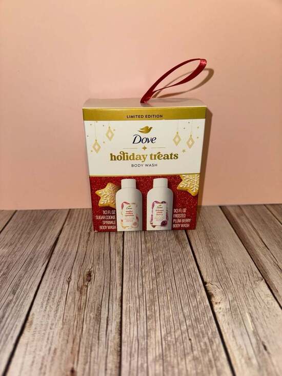 Dove Other - 2- Dove Beauty Limited Edition Holiday Treat Mini Body Washes Giftpack -